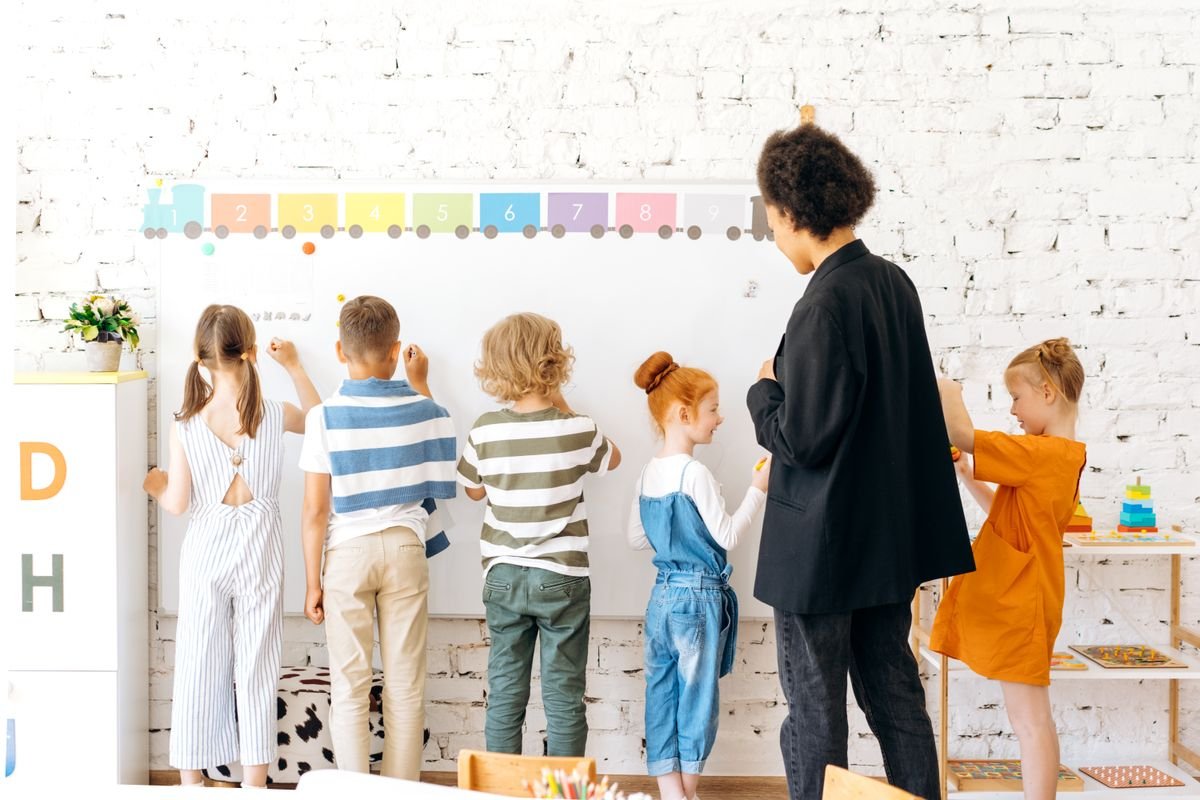 Sr KG classroom at Dots to Letters Preschool